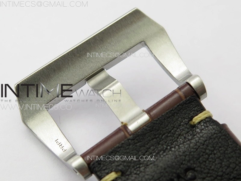 Pre Order PAM1116 SS VSF 1:1 Best Edition Green Dial on Brown Leather Strap P.9010 Super Clone